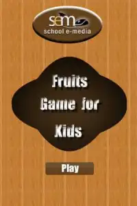 Fruits name for kids Screen Shot 0