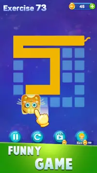 Line Puzzle: Funny Cats Screen Shot 2