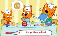 Üç Yavru Kedi: Doktor Oyunları! Küçük Oyunlar Oyna Screen Shot 15