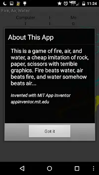 Fire Air Water Screen Shot 2