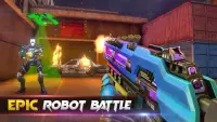Robot Komando Menembak Teguran: Menembak Permainan Screen Shot 1