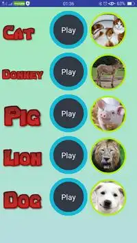 Guess The Animal Sound Challenge! Screen Shot 1