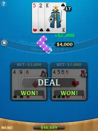 Blackjack Screen Shot 2