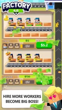 Factory 4.0 Idle Tycoon Game Screen Shot 1