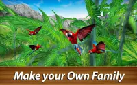 Wild Parrot Survival - simulador de la jungla! Screen Shot 2