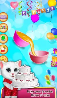 Kitty Birthday Party Celebration Screen Shot 1