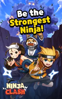 Ninja Clash - Random Merge, grow ninja PVP Defense Screen Shot 0