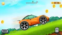 Uphill Races Car Game for kids Screen Shot 0