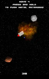Mobile Fist Asteroid Puncher Screen Shot 4