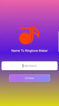 Name To Ringtone Maker Screen Shot 1