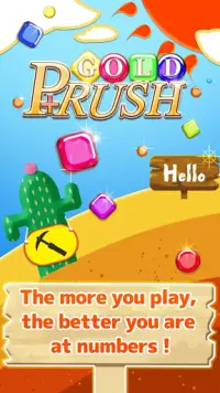 GOLD P RUSH - Addition Puzzle - Screen Shot 0
