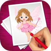Fairy princess coloring book