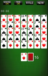 Golf Solitaire [card game] Screen Shot 1