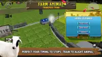 مزرعة الحيوانات النقل القطار Screen Shot 4