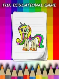 Coloring Pages for little pony - Games for Kids Screen Shot 1