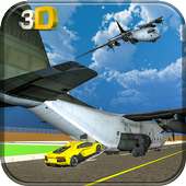 Car Transport Cargo Airplane Flight Simulator Game