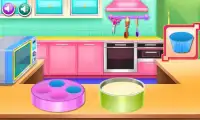 cooking cake games for girls Screen Shot 1