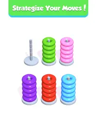 Hoop Stack - Color Puzzle Game Screen Shot 7