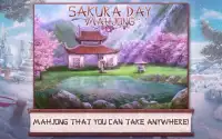 Mahjong Sakura Day Free Screen Shot 0