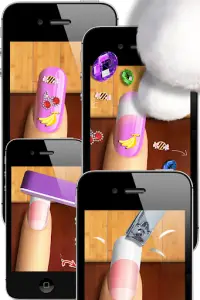 Glitter Nail Salon: Girls Game Screen Shot 2