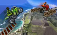 Bike Games Impossible Tracks – Motorcycle Stunts Screen Shot 4