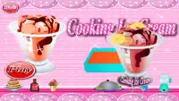 Cocinar deliciosos juegos de helado para niñas. Screen Shot 0