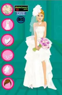 Fashion Girl Wedding Dress up Screen Shot 1