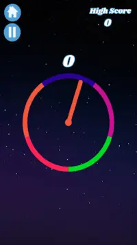 Color Wheel & Ball : Crazy Wheel Challenge Game Screen Shot 0