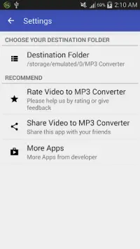 Video to MP3 Converter Screen Shot 7