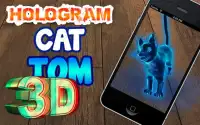 Hologram Cat Tom 3D Screen Shot 0