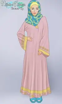 Hijab Dress Up Screen Shot 7