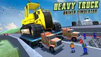 Cargo Transport Heavy Trailer Truck:Mountain Drive Screen Shot 0