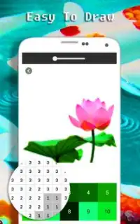 Lotus Color By Number - Pixel Art Screen Shot 2