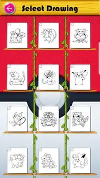 Drawing Book for Poket Monsters Fans Screen Shot 1