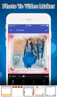 Photo To Video Maker With Music Screen Shot 4