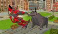 Angry Robot Bull Attack:Robot Fighting Bull Games Screen Shot 13