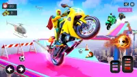 Super Hero Bike Mega Ramp 2021 _ Racing Simulator Screen Shot 1