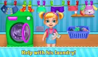 घर की सफाई - साफ कमरे - लड़कियो के लिए खेल Screen Shot 2