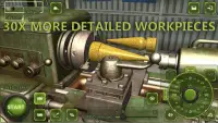 Lathe Machine 3D:フライス盤・旋盤加工シミュレーションゲーム Screen Shot 1