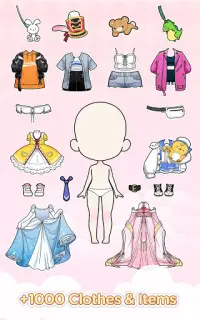 Doll Dress Up Game - Avatar Maker & Anna Doll Screen Shot 10