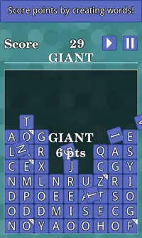 WordTris - The word spelling tower game Screen Shot 0