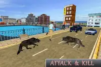 Wild wolf sim city ataque 3d Screen Shot 1