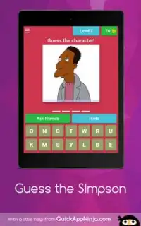 The Simpsons 2018 Quiz Screen Shot 7