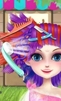 Princess Fairy Girls: Hair SPA Screen Shot 0