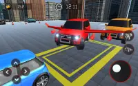 Flying Car Game - Prado Car Paradahan Mga Laro 3D Screen Shot 2