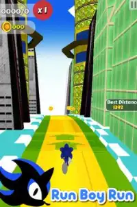 Super Hedgehog Runner 3D Screen Shot 0