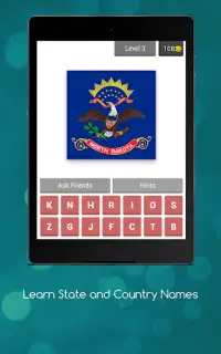 State and Country Flag Quiz Screen Shot 9