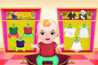 Setrika pakaian bayi game Screen Shot 3
