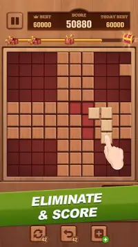 Woody Block - Classic Puzzle Screen Shot 2