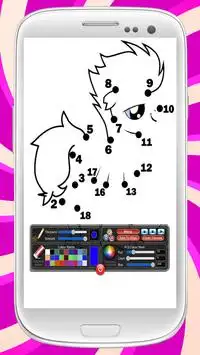 Ponys Connect The Dots   Paint Screen Shot 3